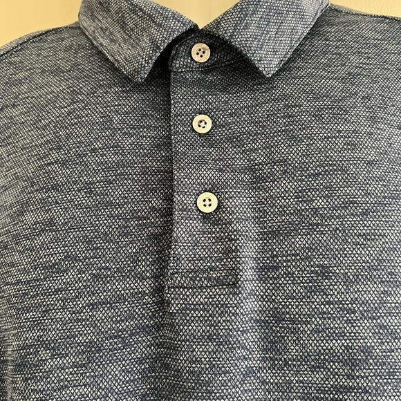 Men’s PGA Tour Blue long Sleeve Polo Shirt Sz: XL MSRP: $70 - Picture 7 of 8